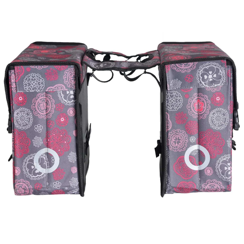 Willex Bicycle Double Pannier Cosmos 33L Grey and Red 19 Willex Bicycle Double Pannier Cosmos 33L Grey and Red